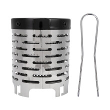 Stainless Steel Heating Cover For Rapid Heating, Portable Camping Heater Offers Durable Material And High Quality Construction, Ensuring Longevity