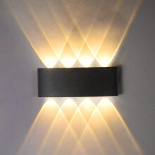 Moderne LED-wandlamp, binnenverlichting, waterdicht ontwerp, hoogwaardige metalen constructie voor slaapkamers en woonkamers, geschikt voor binnen-