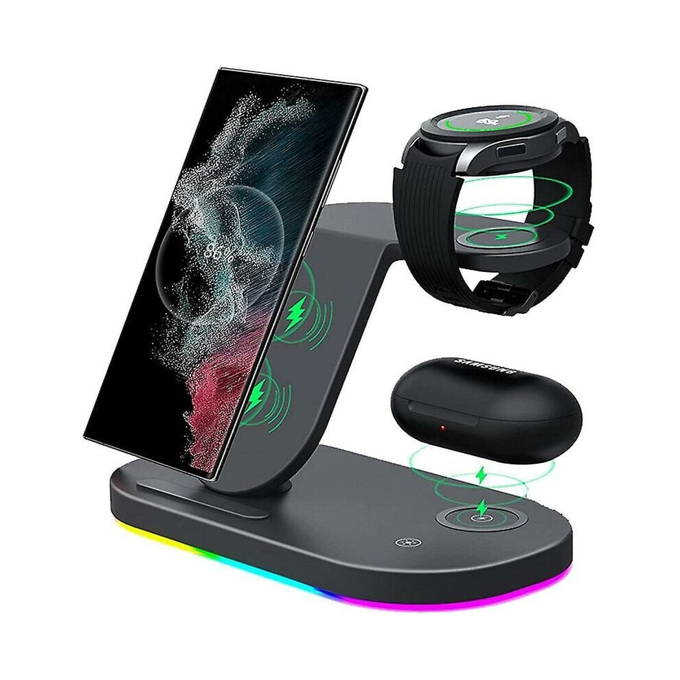 Convenient Multi-Device Charging Dock, Vertical Horizontal Charging Option For Samsung Galaxy Phones, Watches, Buds Pro, Case-Friendly Design For 9173940361607