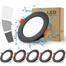 Ultraflache LED-Einbauleuchte mit hoher Energiesparleistung, energiesparende Deckeneinbauleuchte, IC-zertifizierte, rahmenlose Downlight-Leuchte,