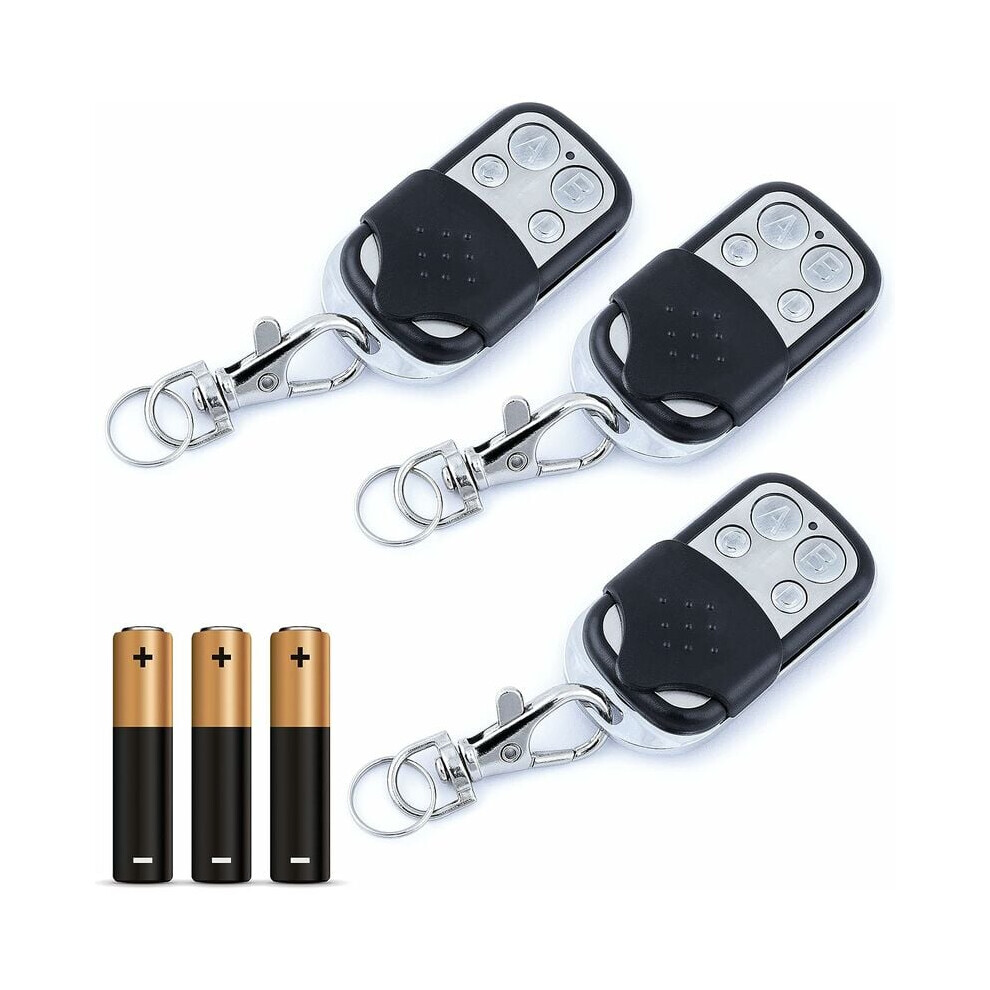 Copy Type Key Fob For Garage Door Opener, Security+ 315 Mhz Universal Gate Remote Control Offers Unmatched Signal Stability, 433Mhz Fixed Frequency 9340959604760