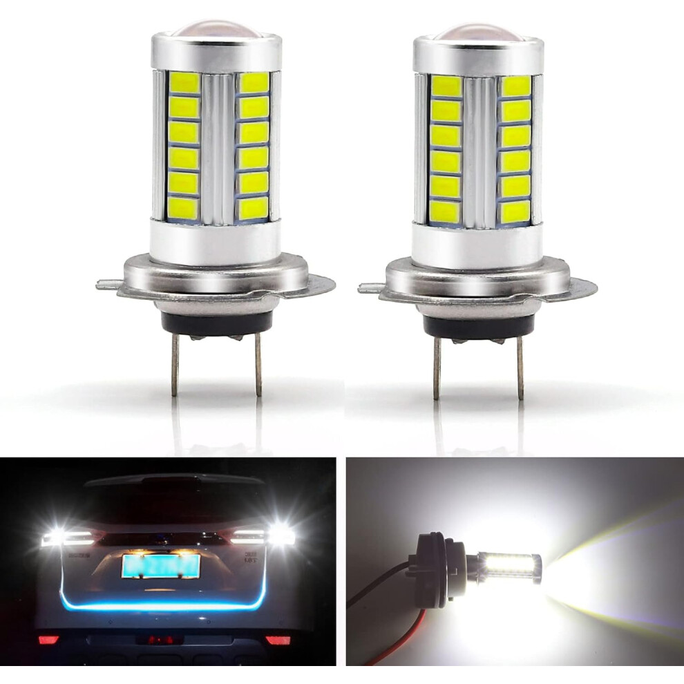 H7 Led Fog Bulbs, Super Bright 360-Degree Ing Angle For Safe Driving, Aluminum Alloy Housing Ensures Efficient Heat Dissipation, Light 9448196641545