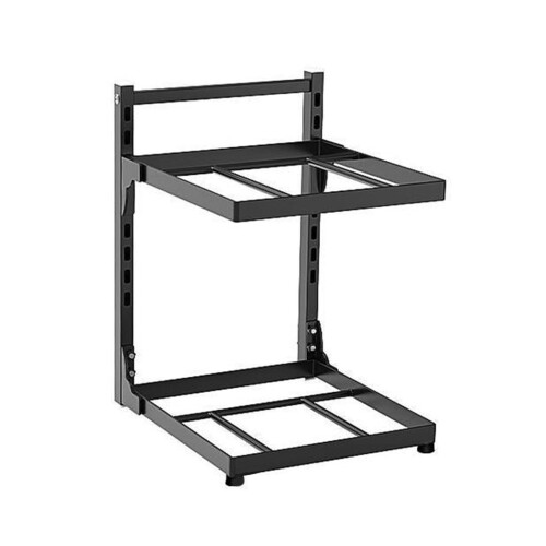 Expandable Under Sink Storage Rack Multiple Layer Pots -2 Tiers