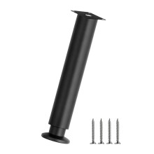 Steel Furniture Feet Extendable 30cm to 31cm Support-Black
