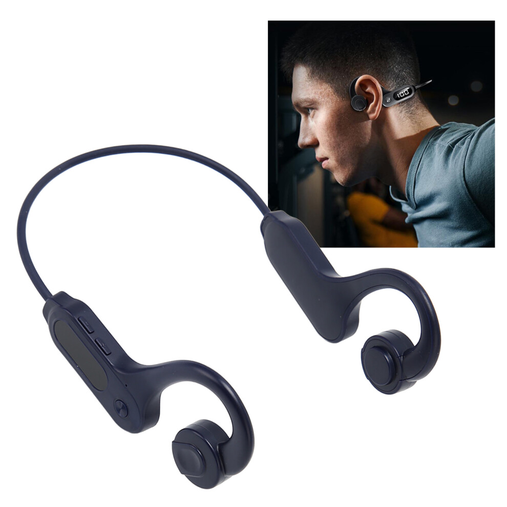 Tooth 5.3 Bone Conduction Headphones W/ Led Display Ipx5 Blue 7891370652271
