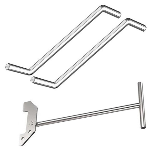 Stable Garbage Disposal Wrench Unjamming Wrench-three piece set