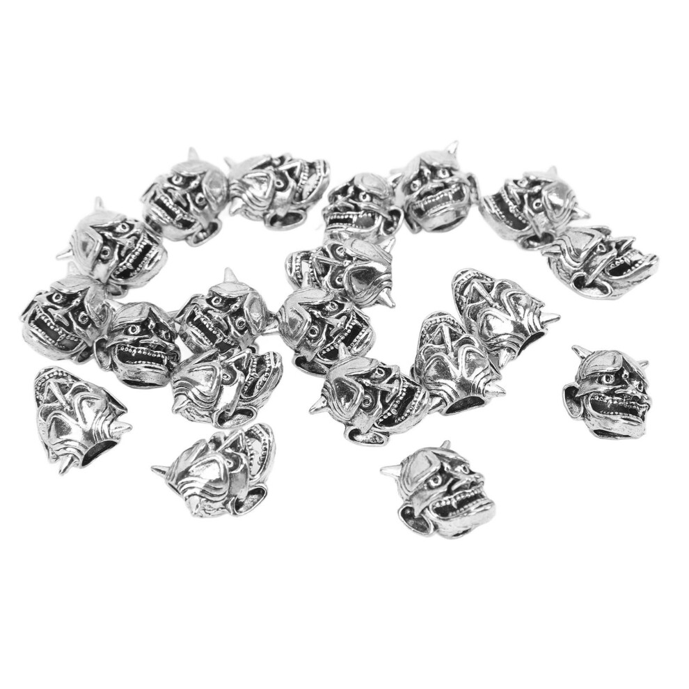 Cosplay Accessories Viking Beard Beads Kit Norse Runes Design Hair Tube Beads Vintage Style DIY Jewelry Alloy Material Smooth Inner Diameter Flexible