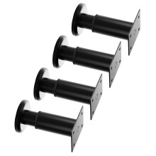 Adjustable Black Furniture Legs Universal-18 to 30cm