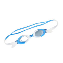 Children’s Clear View Swimming Goggles, Blue & White, Silicone & PC