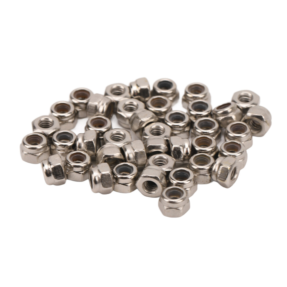 Industrial Strength: Versatile Anti-Vibration Hex Nuts, Self-Locking Carbon Steel Nuts For Reliable Connections In Various Applications 9301476914992