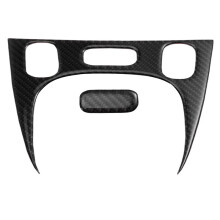 Real Soft Carbon Fiber Sticker Car Gear Shift Interior Panel for Panda 169 319 2013-2024