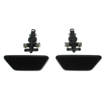 Set Headlight Washer Spray Nozzle Cover Cap with Connector Holder for Legacy 2010 - 2014 Outback 2013 2014