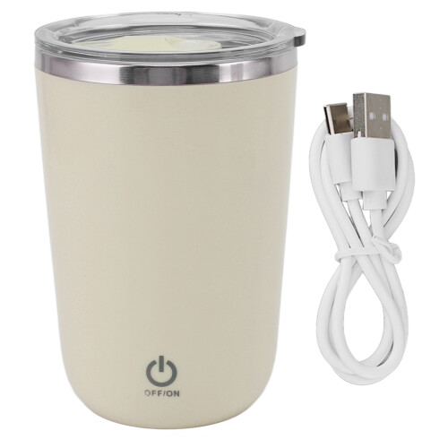 USB-Elektromixbecher 350ml Hellgelb, Automatischer Rührbecher 2