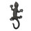 6.69In Coat Hook Lizard with Design Metal Wall Mount Hook for 1