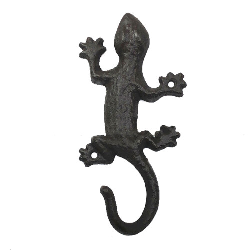 6.69In Coat Hook Lizard with Design Metal Wall Mount Hook for