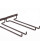 Metal Wine Glass Rack Wall Mounted Stemware- Chrome plating 4