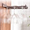 Wall Mounted Wine Glasses Holder Storage- Chrome plating 2
