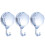 High Quality Easy to Install Hook Chrome-plated with-3 pcs 1
