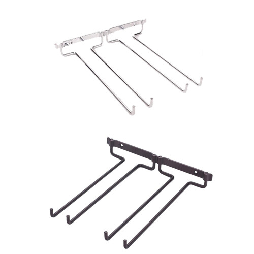 Metal Wine Glass Rack Wall Mounted Stemware- Chrome plating 1