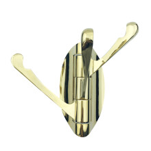 Swivel Towel Triple Rotatable Rack Hanger with 3 Arms Wall-gold