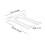 Metal Wine Glass Rack Wall Mounted Stemware- Chrome plating 3