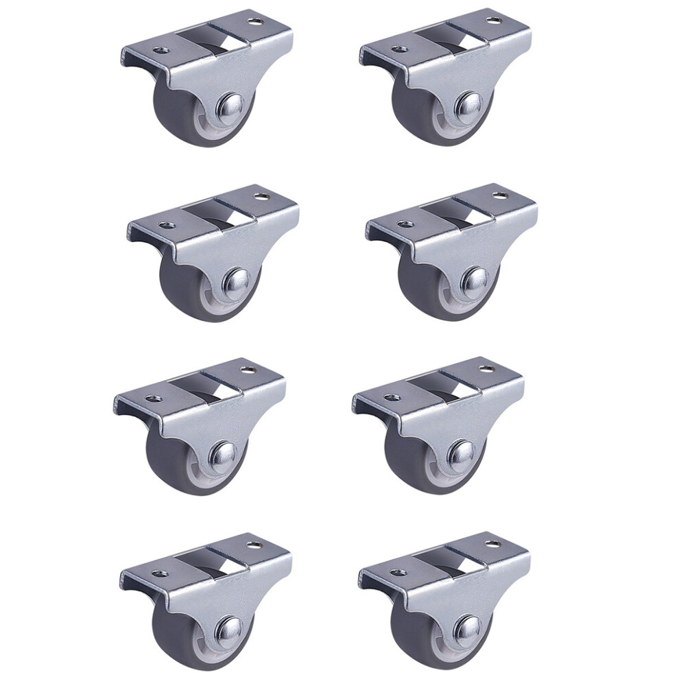 8 Pcs Chair Wheels Smooth Rolling Furniture Casters For Hardwood 7732000594809