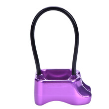 Climbing Belay Device Rappelling Descender 25KN V Grooved Design High Strength Tube Style Lightweight Aluminum Magnesium Alloy Forging Outdoor Safety