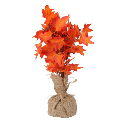 USB Battery Operated Artificial Lighted Maple Tree Timer Mode Function Fall Decorations For Home Adjustable Branches Waterproof Durable Material 1
