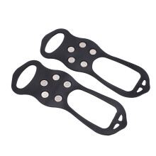 Durable Ice Snow Grips Non Slip Gripper Spike Ice Traction Cleats Reinforced Steel Studs Crampons Anti Slip Footwear Enhancer for Outdoor Walking