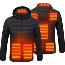 Heated Jackets With Advanced Thermal Regulation, Rechargeable USB Charging Electric Body Warmer For Core Zone Comfort, Carbon Fiber Heating Elements E