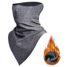 Winter-Nackenwärmer, multifunktionaler, mit Thermofleece gefütterter Gesichtsmaske für Damen und Herren, wasserdichter und winddichter