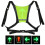 Smart Remote Controlled Vest, Wireless Left, Right, Forward, Stop Indicators with Breathable Padded Mesh Back, Enhancing Night Visibility for 2