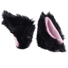 Helmet Decoration Plush Cat Ears Cute Pet Style Ornaments For Motorcycle Bicycle Scooter Helmets With Strong Adhesive Tape Easy Installation Comfortab