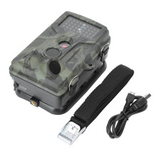 Jachtcamera met snelle trigger, bewegingsgeactiveerde, waterdichte wildcamera met HD-video, nachtzicht en beeldsensor, eenvoudig te bedienen.