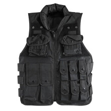 Taktische Weste für Outdoor-Kampftraining, modulare taktische Weste mit verstellbaren Schultergurten, vielseitigen Taschen und abnehmbaren Beuteln,
