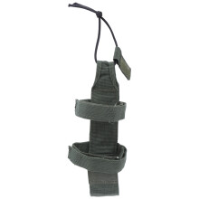 Porta borraccia tattico militare, sistema Molle, misura regolabile, leggero, portatile, da cintura con fascia elastica di presa sicura per escursioni