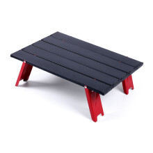 Mini Aluminum Folding Table Ultralight Beach Table With Compact Foldable Structure For Picnic Hiking Travel Versatile Table For Indoor And Outdoor Use