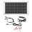 Solar Panel High Efficiency Wall Mounted Solar Power Source Polysilicon Monocrystalline With Dual USB Output And Intelligent Voltage Stability Control 1