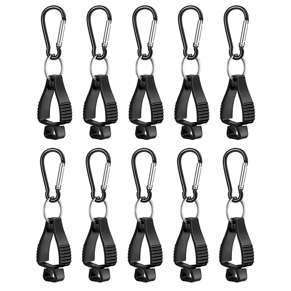 Glove Grabber Clip Holder Work Safety Glove Keeper Clamp Burner Windproof Reflective Gear For Labor Worker Helmet Towel Belt Hanger (10Pcs) 9399812642609