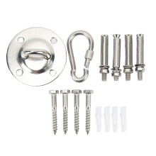 Heavy Duty Carabiner Hook, Safety Screw Lock Carabiner Clip, Stainless Steel Hook for Hammock Swing Camping, Outdoor Indoor Use High Quality Material