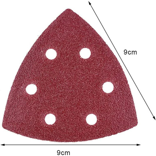 Γυαλόχαρτο Triangle Mouse Detail Sander, Διάφοροι Κόκκοι με Γάντζο και Θηλιά για
