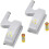 Practical Cabinet Light, Universal Hinge Led Light for Kitchen Living Room Bedroom Closet Wardrobe, Cool White, Automatic On/Off Function, 2Pcs 1