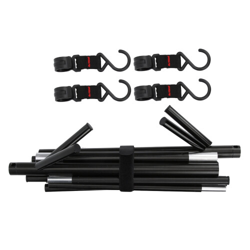Supporto per barbecue pieghevole e portatile con treppiede, leggero e resistente alle alte temperature, con eccellente stabilità e sicurezza per 2