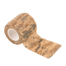 Camouflage Wrap Tape, Self-Adhesive Elastic Bandage for Outdoor Gear and Sports Equipment, Concealing Cover Camo Tape for Flashlights Bicycles Sticks,