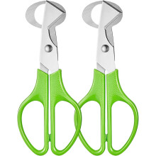 Wachtelei-Meister: Eieröffner, Küchen-Eierschere mit griffigen ABS-Kunststoffgriffen, hinterlässt keine Schalenreste (2er-Pack)