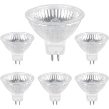 Ampoule halogène à économie d'énergie avec lumière blanche chaude réglable, longue durée de vie et conception durable, angle de faisceau de