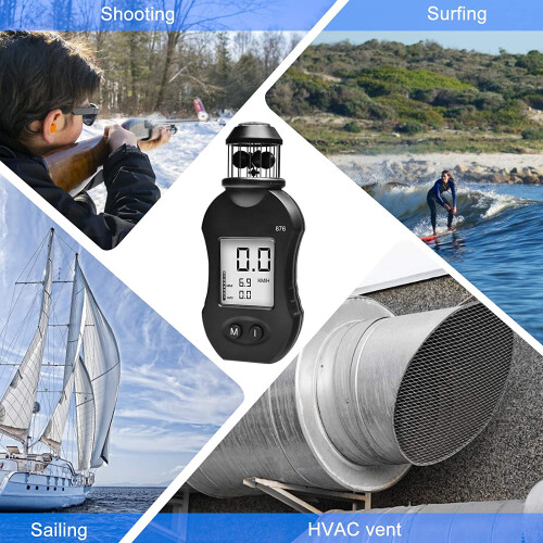 Ανεμόμετρο για λάτρεις της υπαίθρου, Yf-876 Ανιχνευτής κατεύθυνσης ανέμου υψηλής 1