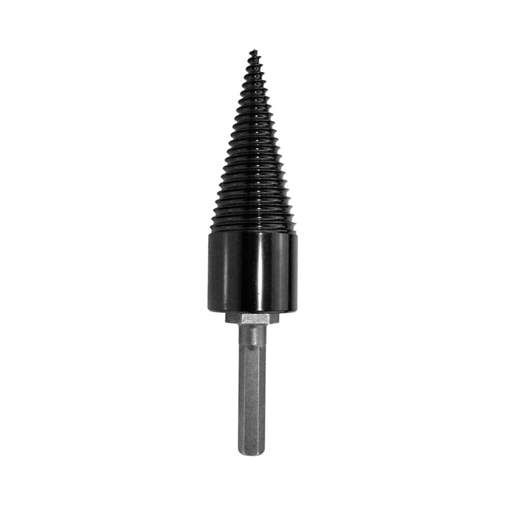 Log Splitting Drill Bit, Heavy Duty Firewood Splitter, Electrophoretic Painting Process Ensures Rust Resistance, Removable Hexagonal Shank For Easy 9004841615721
