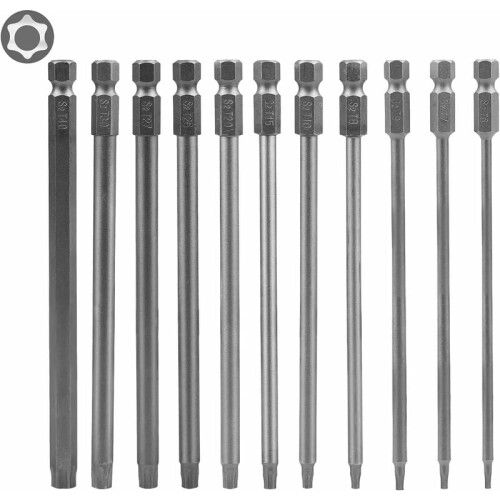 Μύτες κατσαβιδιών ασφαλείας Torx Hex Shank, ακριβείς βίδες κλειδώματος για ηλεκτρικές