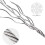 2 Pcs Adjustable Hanger Hook Stainless Steel Wire Professional 5